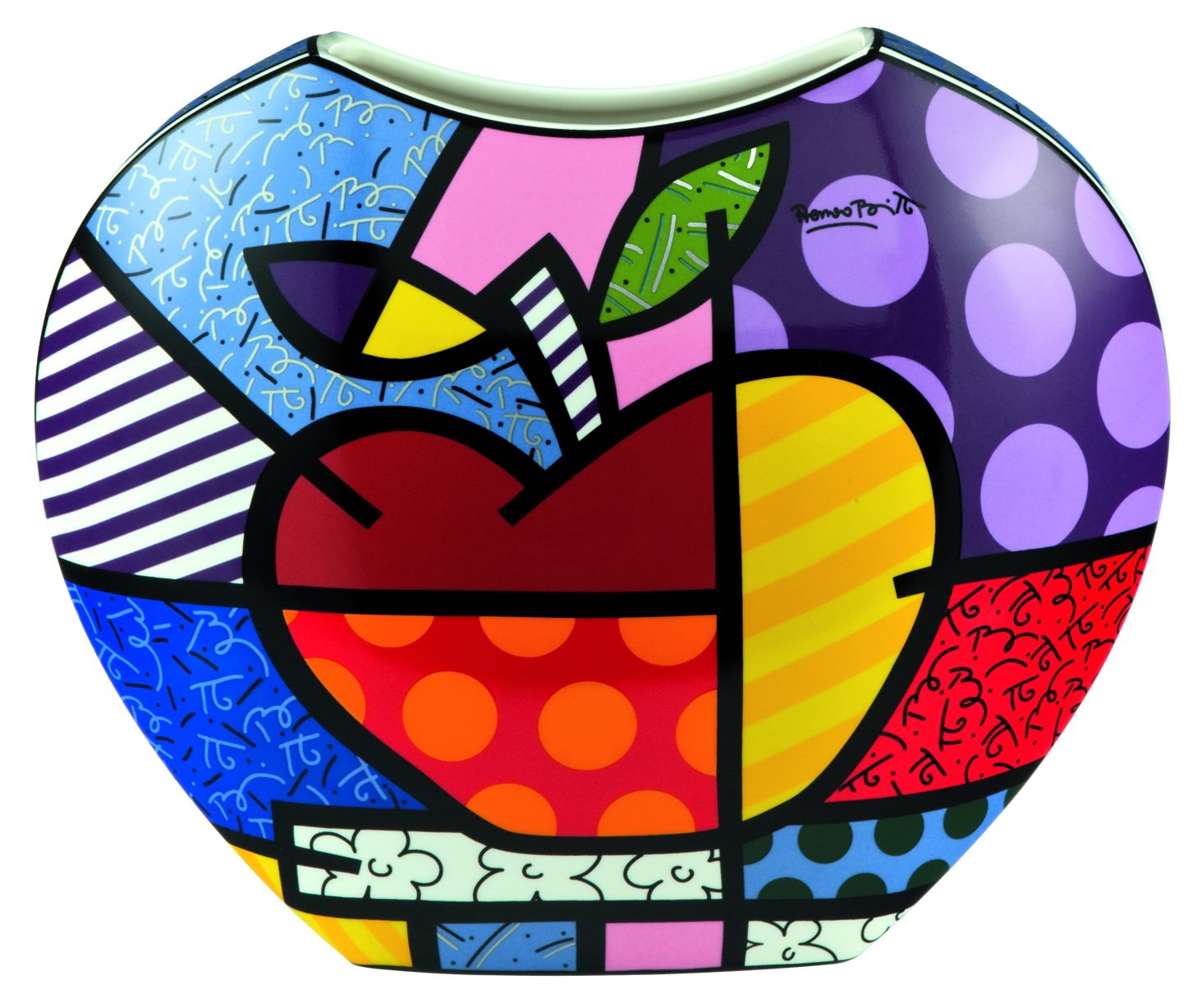 Goebel Artis Orbis Big Apple – Vase By Romero Britto