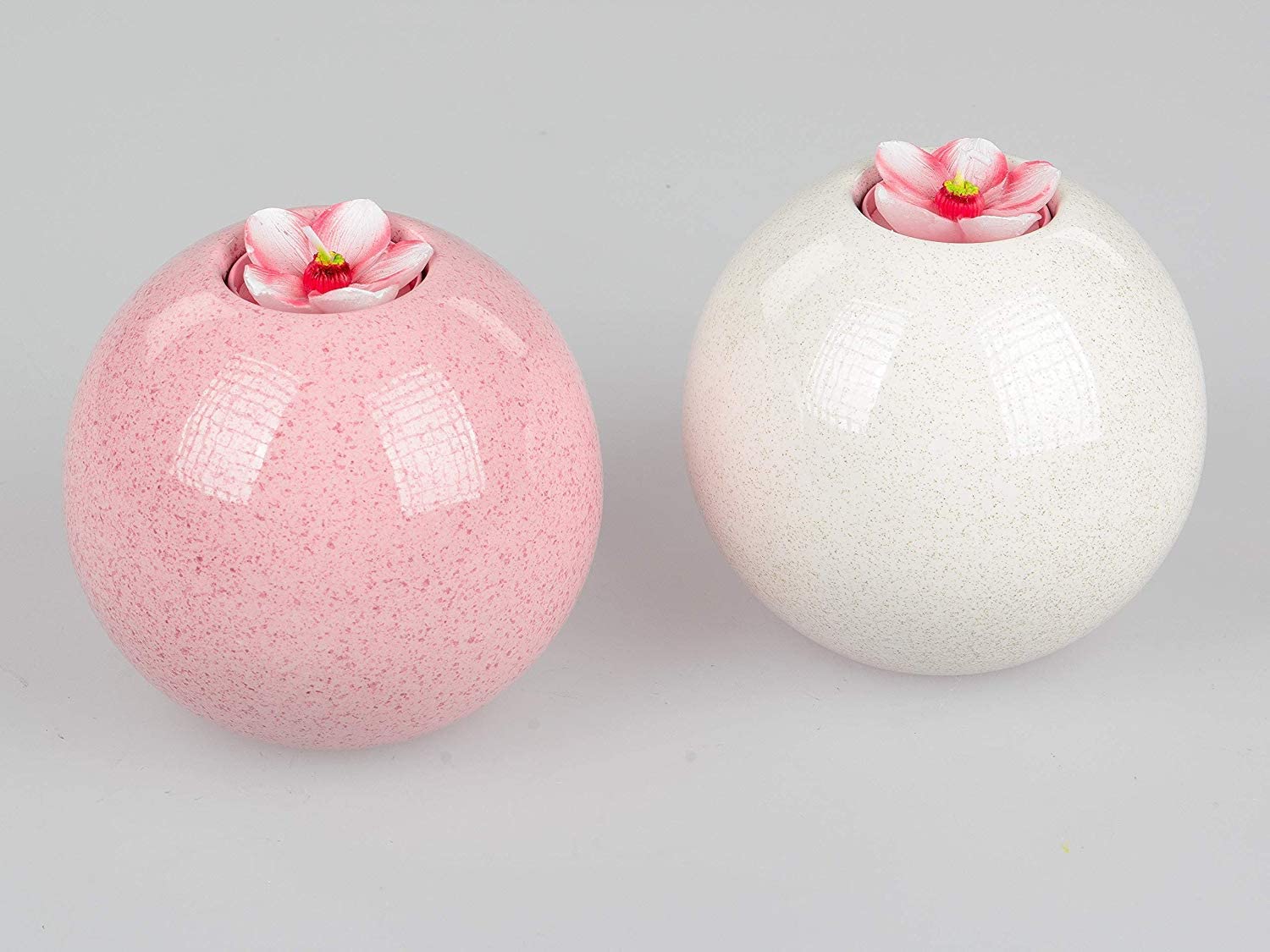 Formano Tea Light Holder Assorted Colours Made Of Glazed Ceramic Decorative