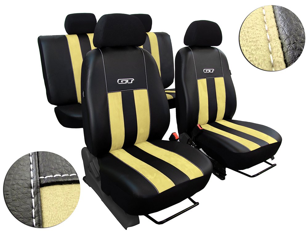 \'For E 46. Seat Cover Car Seat Cover Set Beige Artificial Leather with ALCANTRA. GT. In This listing.