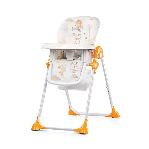 CHIPOLINO High Chair Presto Back and Height Adjustable Safety Belt Yellow