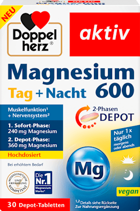 Magnesium 600 Day + Night Depot Tablets 30 pcs, 52.5 g