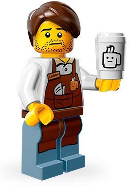 Lego Mini Figures Movie Edition (Series 12): Barista Larry