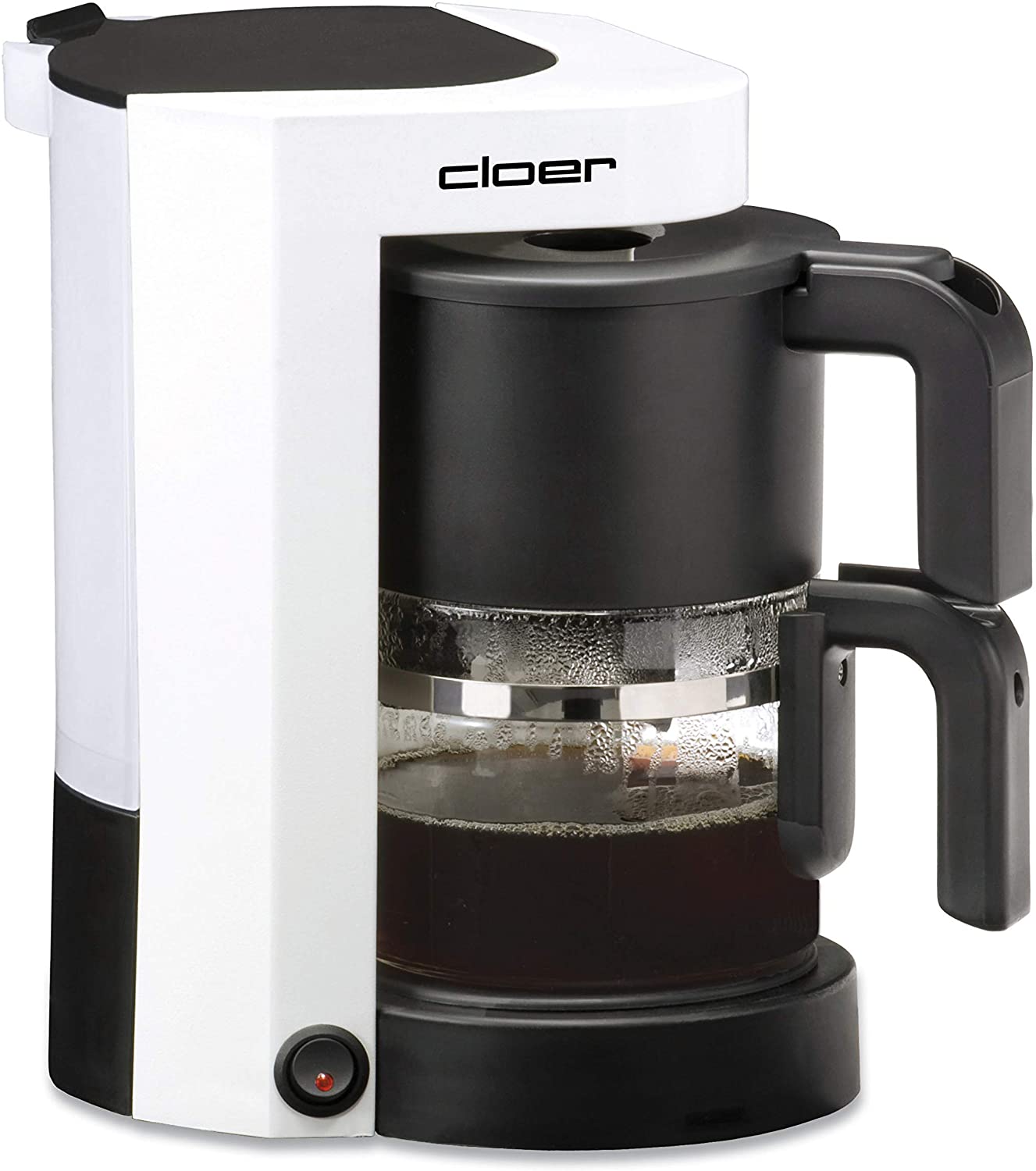 Cloer 5981 coffee maker - coffee makers (freestanding, White, Drip, 5 cups, Coffee, 0.92 m)