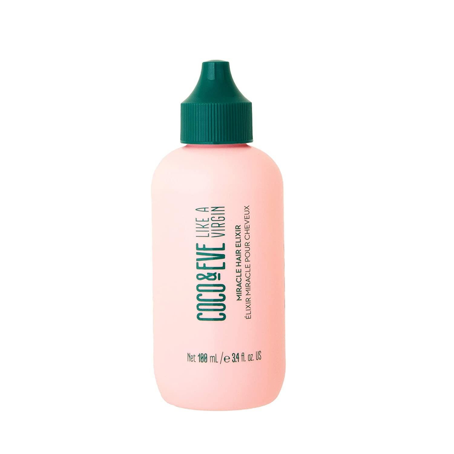 Coco & Eve Like a Virgin Miracle Hair Elixir - Leave-in Conditioner for Hair - with Coconut Oil and Hyaluronic Acid - Hair Care for Dry, Damaged Hair (100 ml)