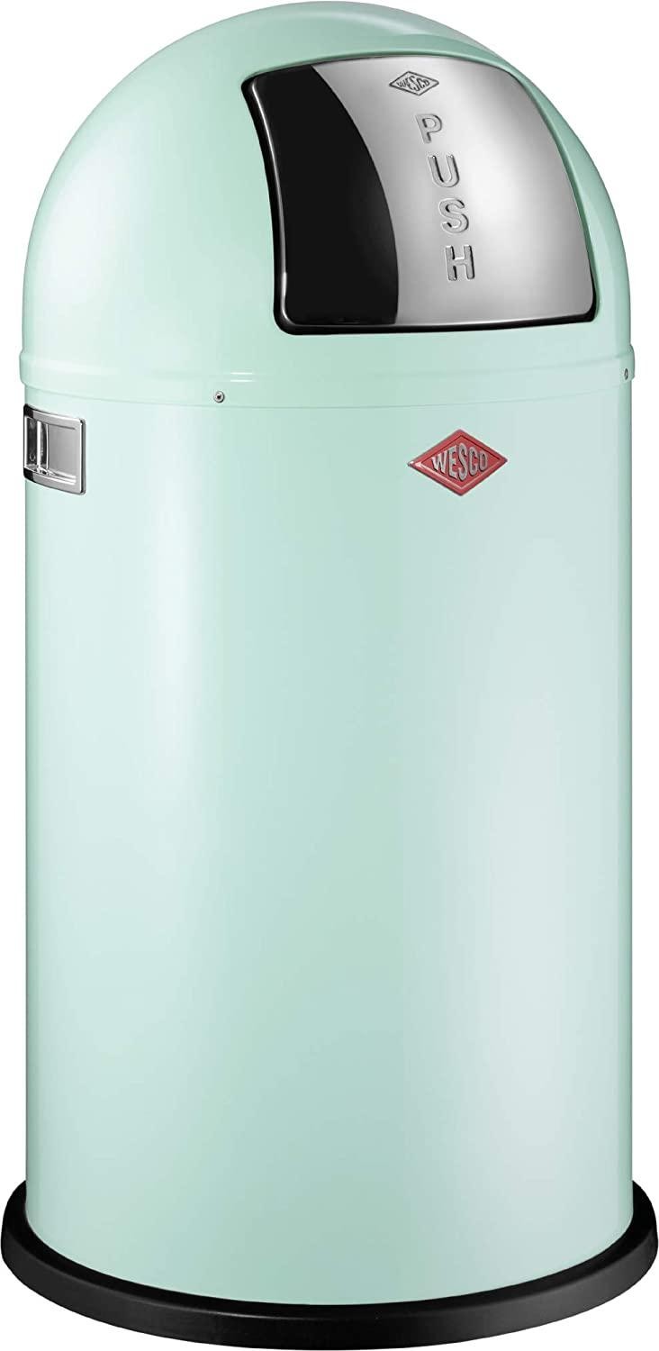 Wesco 175 831 Pushboy waste bin 50 liters pink