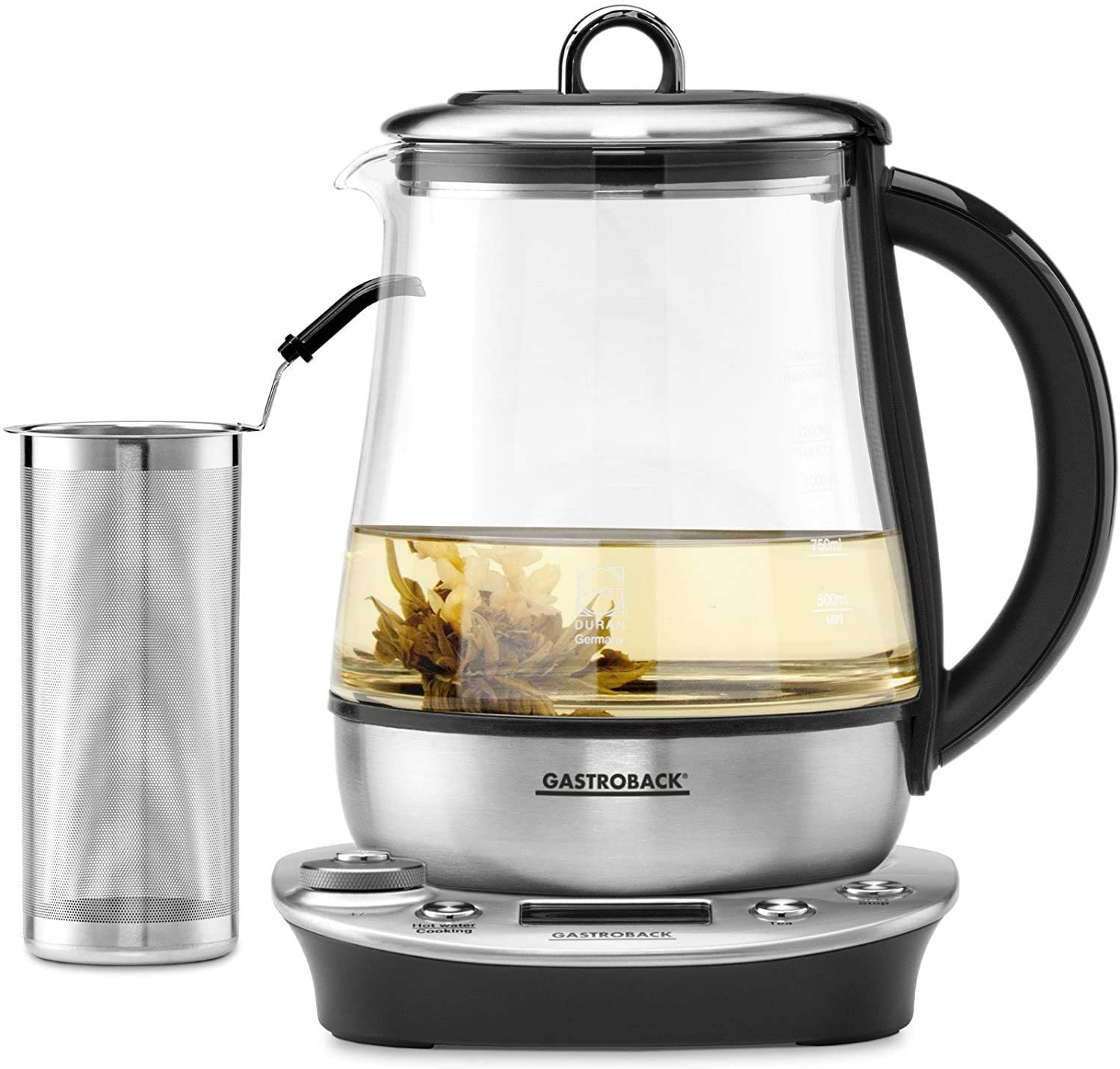 Gastroback 42438 Design Tea and More Advanced Automatic Tea Kettle and Kettle Multifunction Cooker