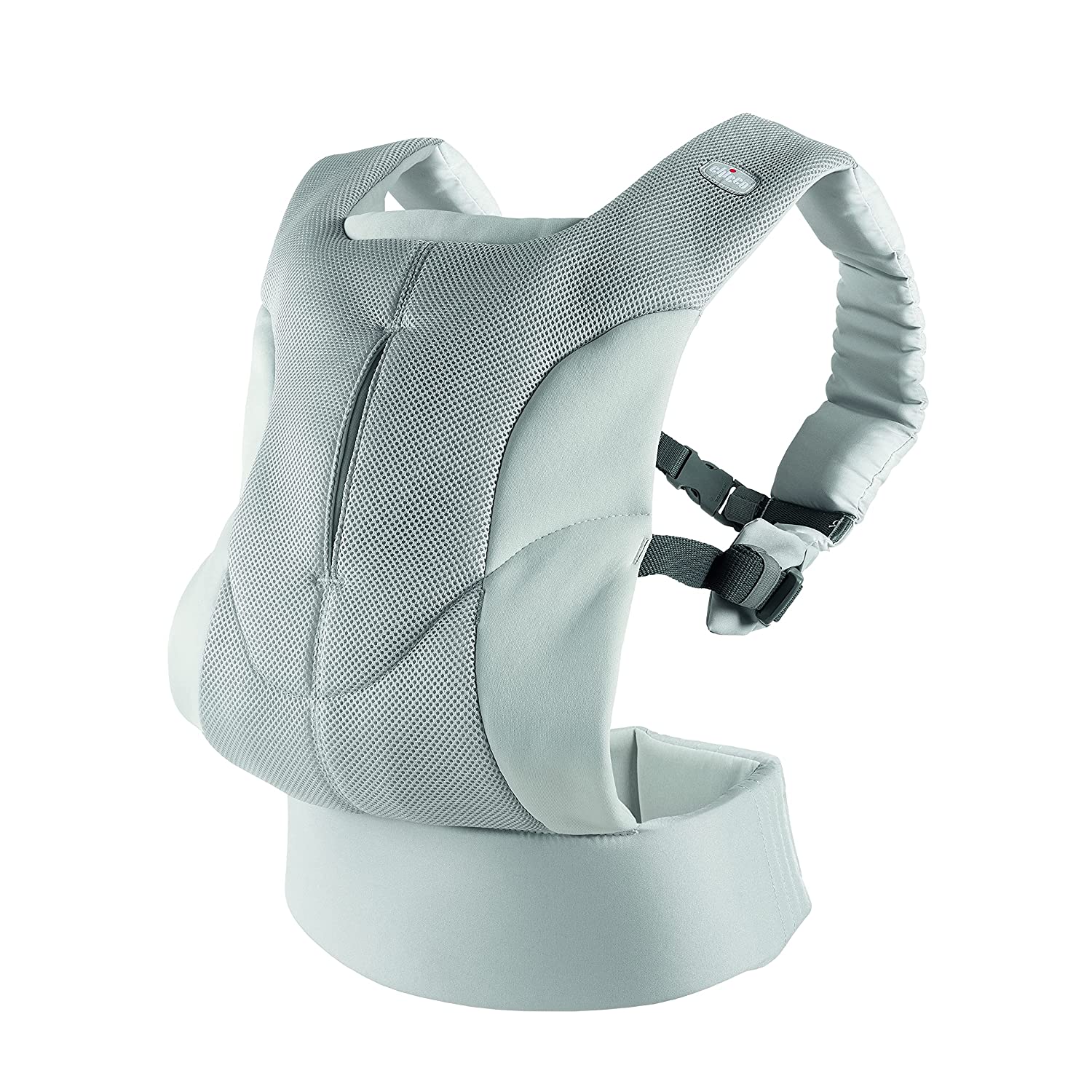 Chicco Myamaki Air Baby Carrier Ergonomic and Safe for Babies Hip and Back Breathable 3D Fabric from Birth to 15kg Silver silver