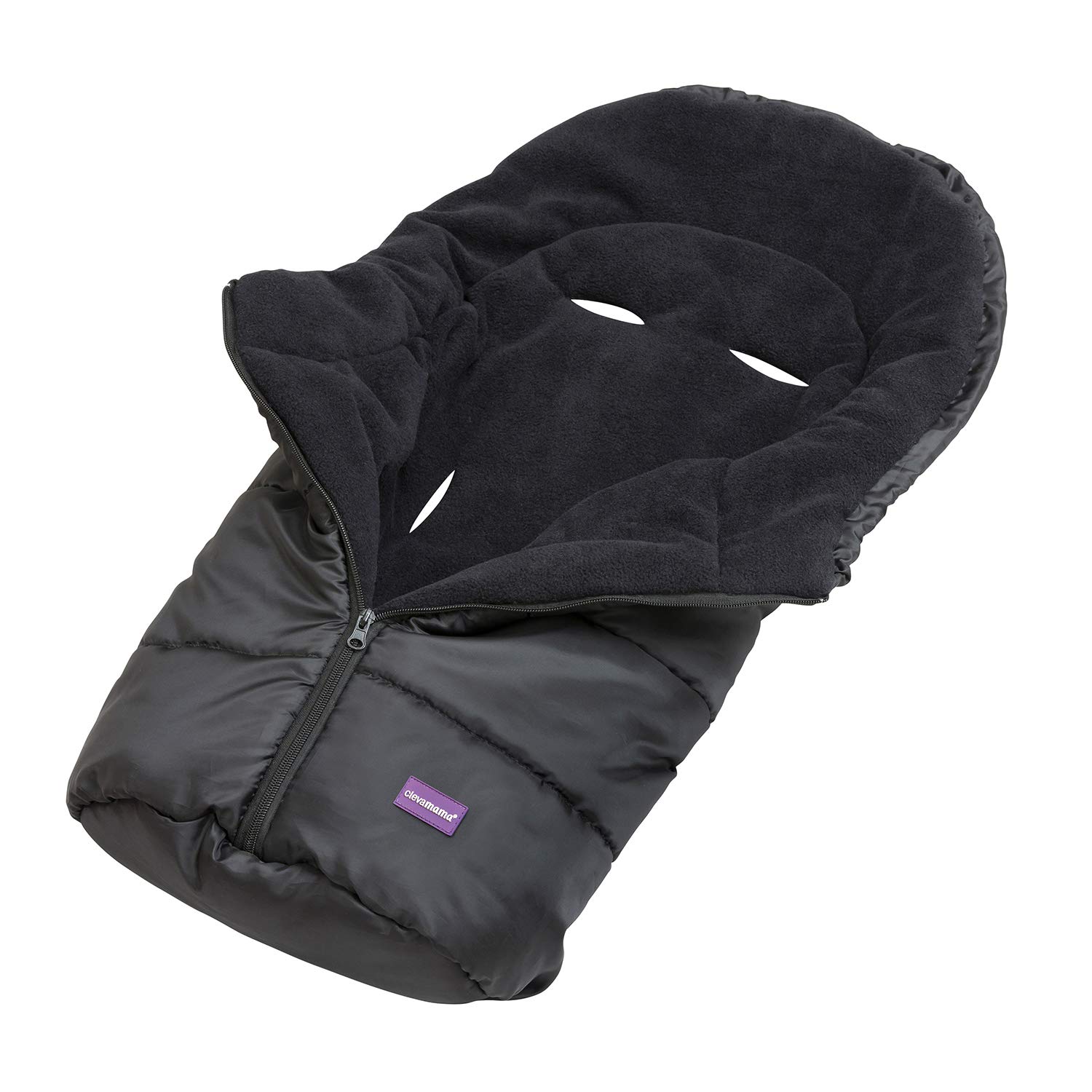 Clevamama Universal Baby Footmuff for Car Seat - Black