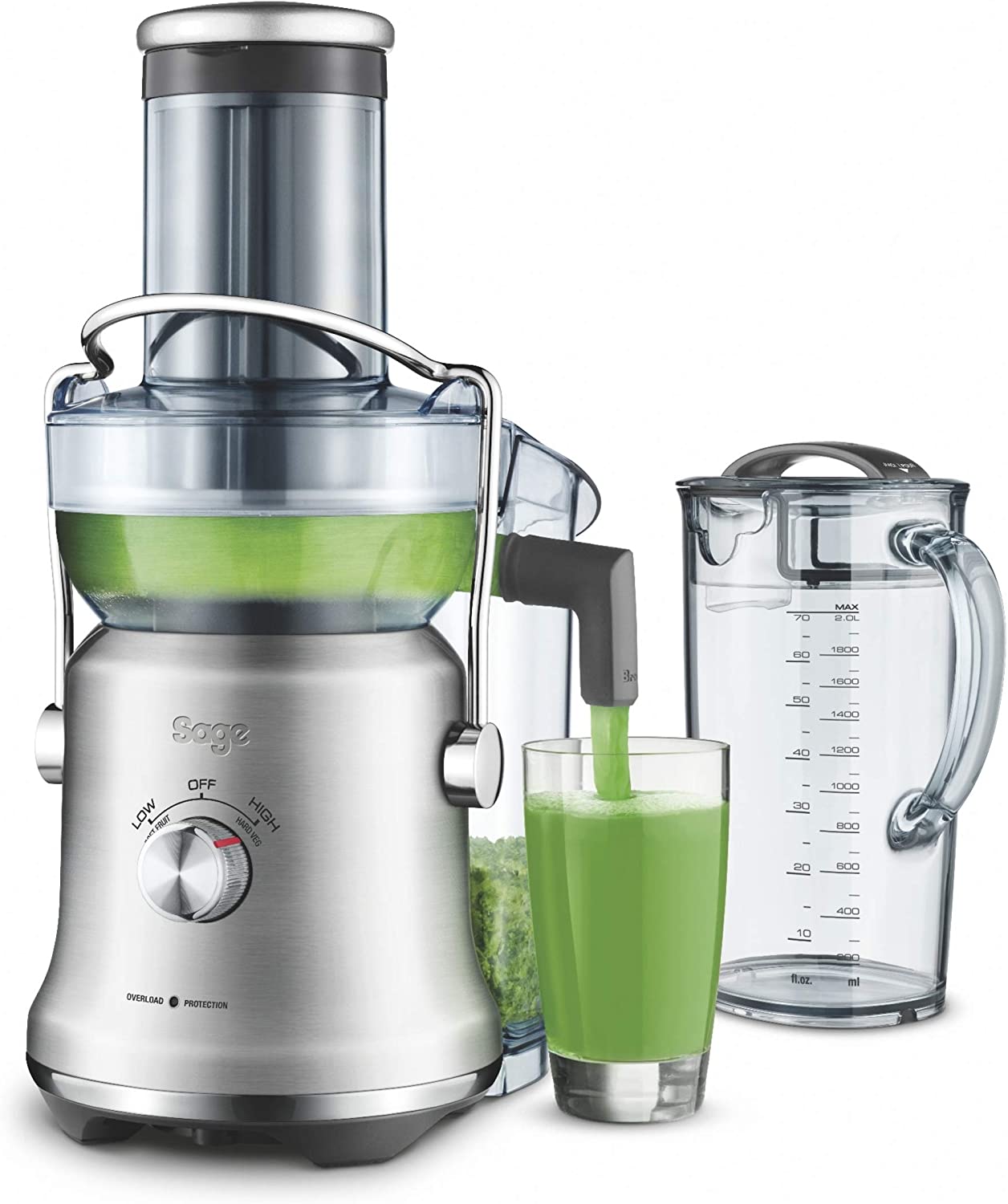 Sage Appliances the Nutri Juicer Cold Plus SJE530BSS, Brushed Stainless Steel