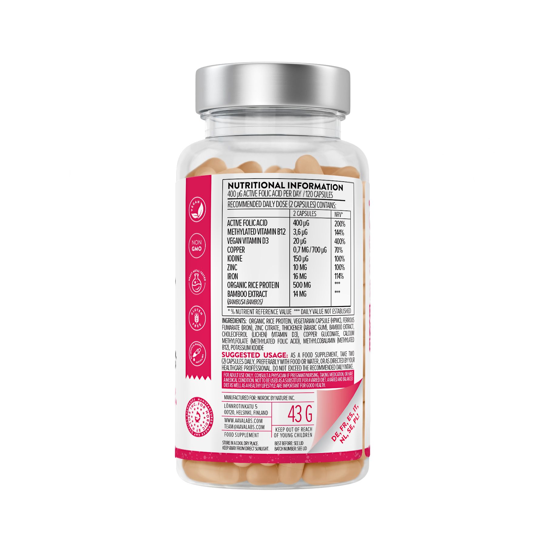 Aavalabs Folic Acid
