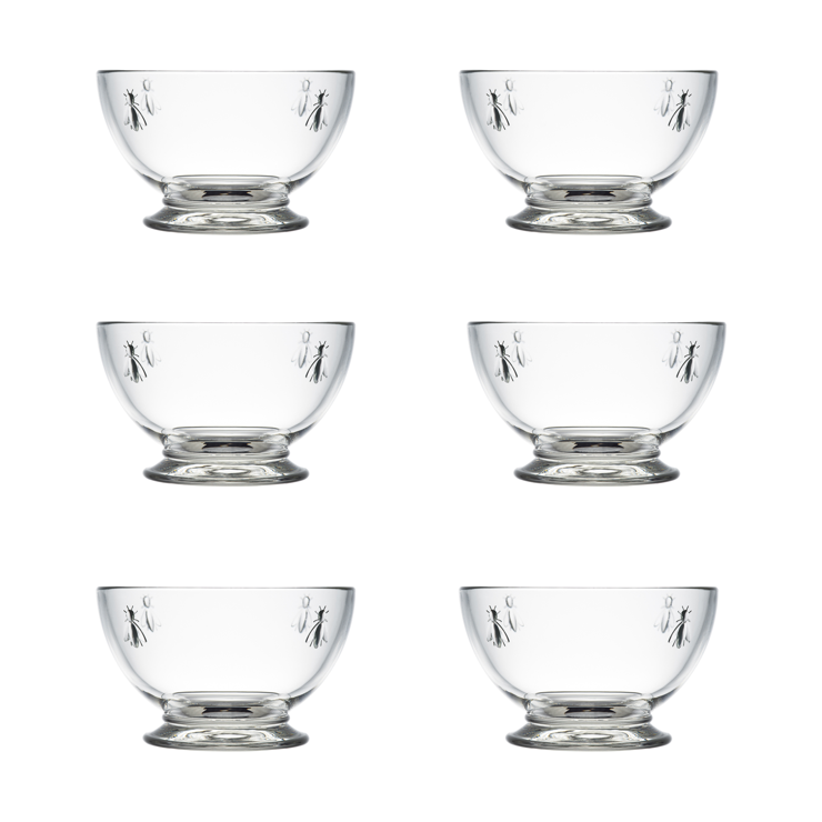 Disorder glass bowl 60 cl 6er pack
