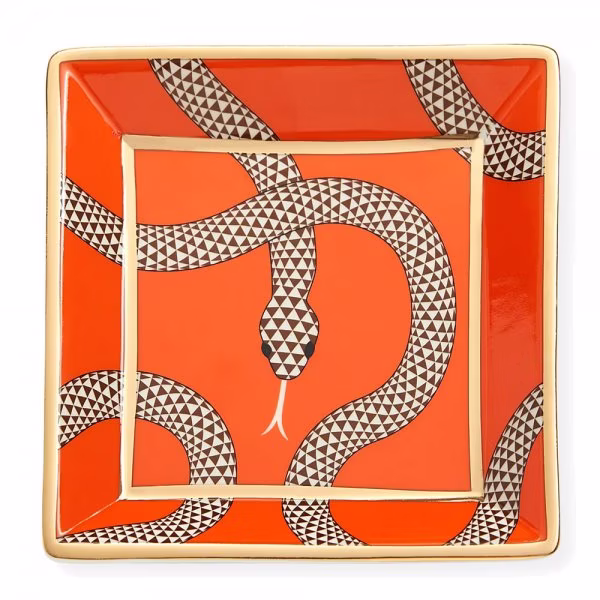 Eden Square Tray Snakes storage tray by Jonathan Adler