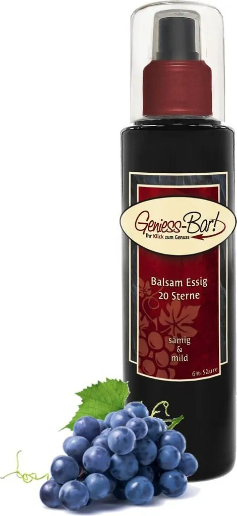 Aceto Balsamico Vinegar 20 Stars 0.26L Spray Bottle Balsamic Vinegar creamy and very mild Pump Spray