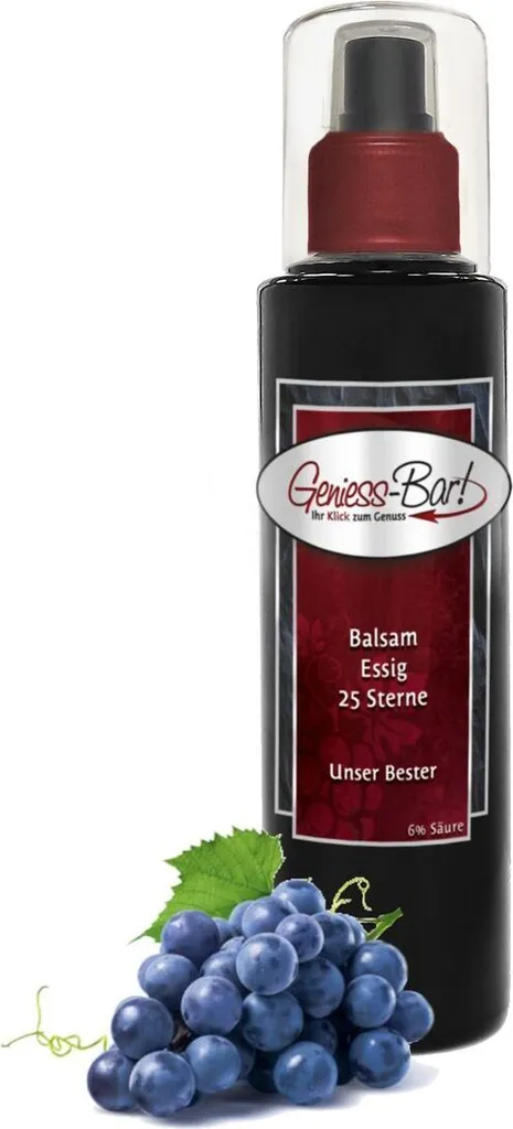 Aceto Balsamico Vinegar 25 Stars 0.26L spray bottle almost syrupy concentrated & very mild pump spray