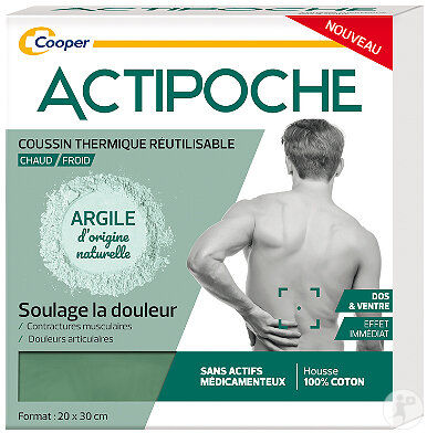 Actipoche heat pad clay size L 1 piece