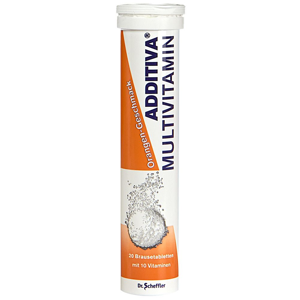 Additiva® Multivitamin effervescent tablets orange taste