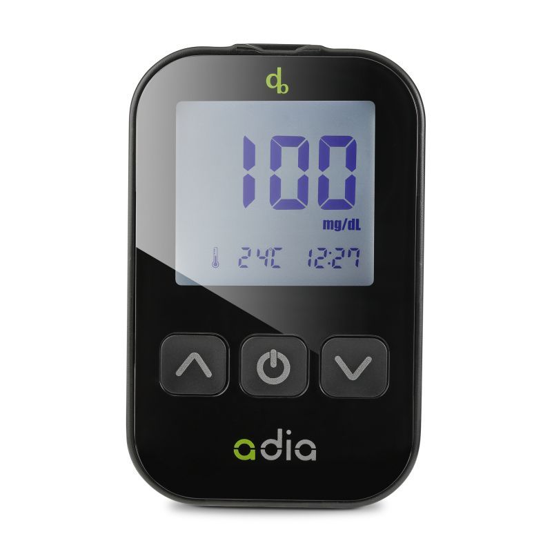 Adia blood sugar measuring device set (MG/DL) for blood sugar control in diabetes