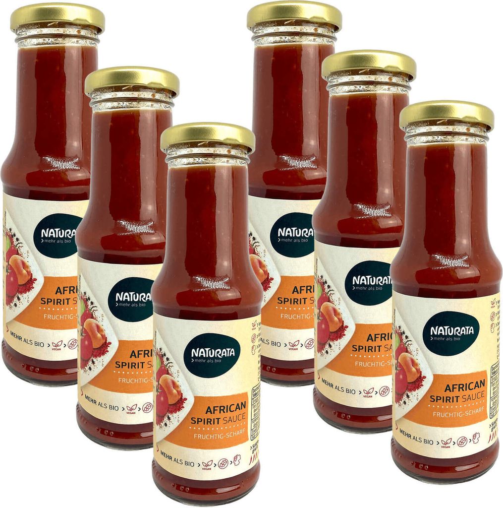 African Spirit Sauce, 6 x 210 ml