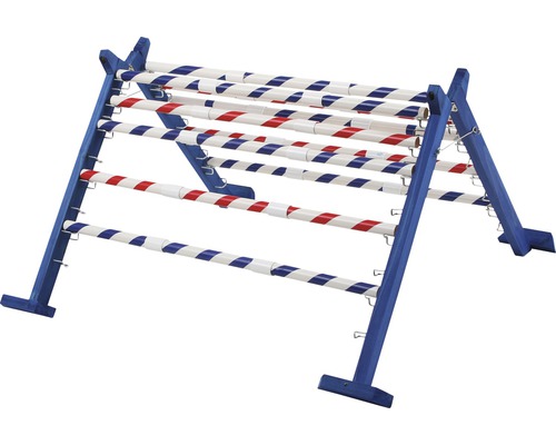 Agility combined jump including. ten plastic rods
