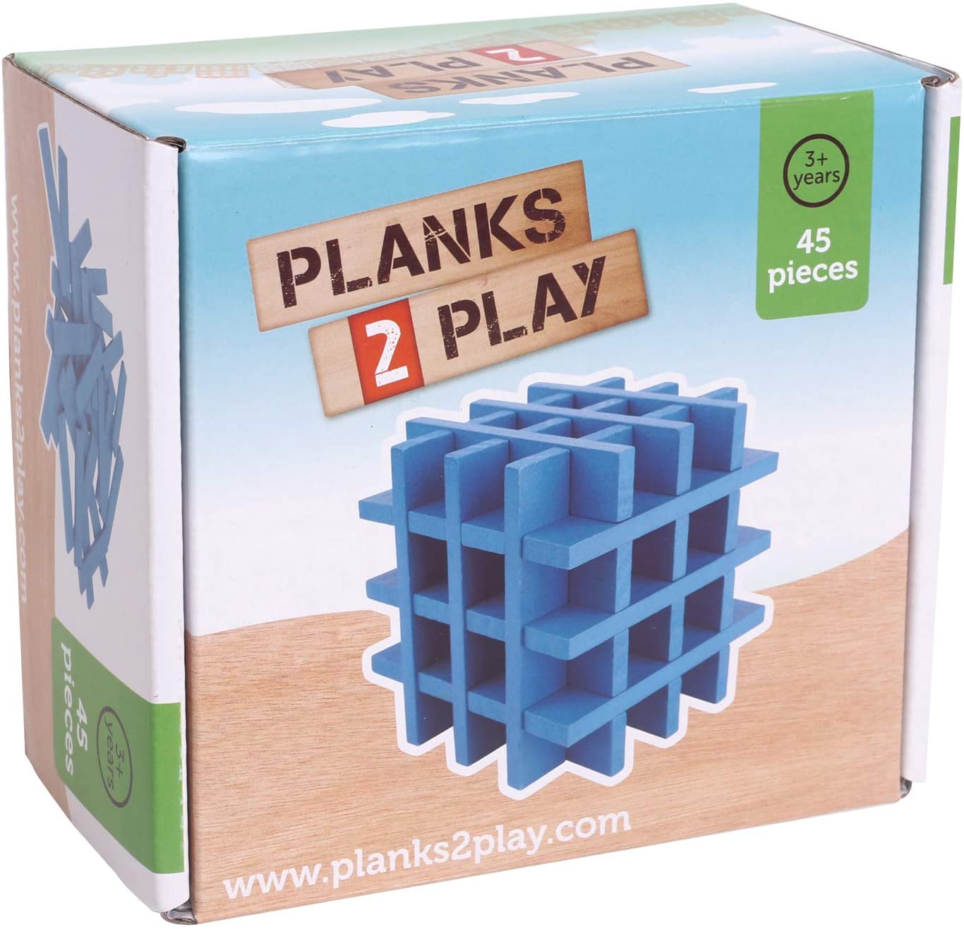 Planks 2 Play - 45 Planks - Dark Blue