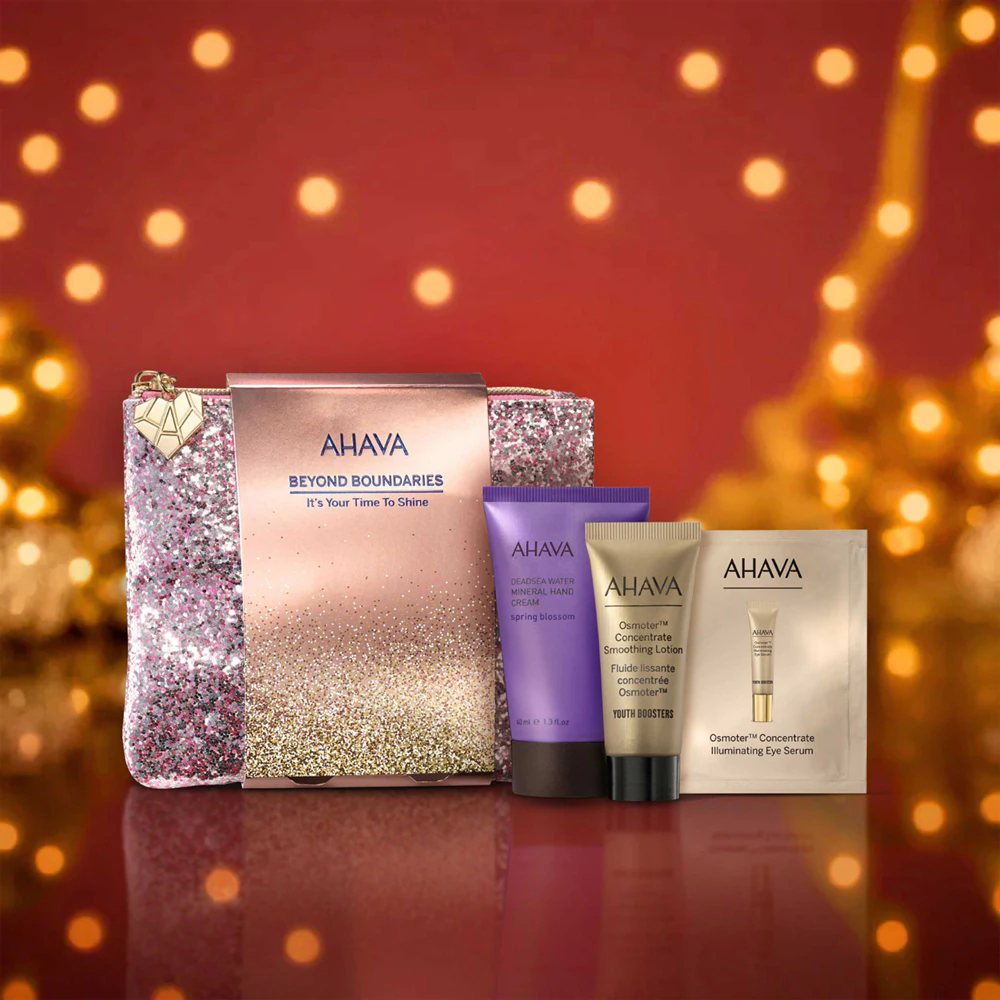 AHAVA Beyond Boundaries Its Your Time To Shine Gift Set For Face and Body
