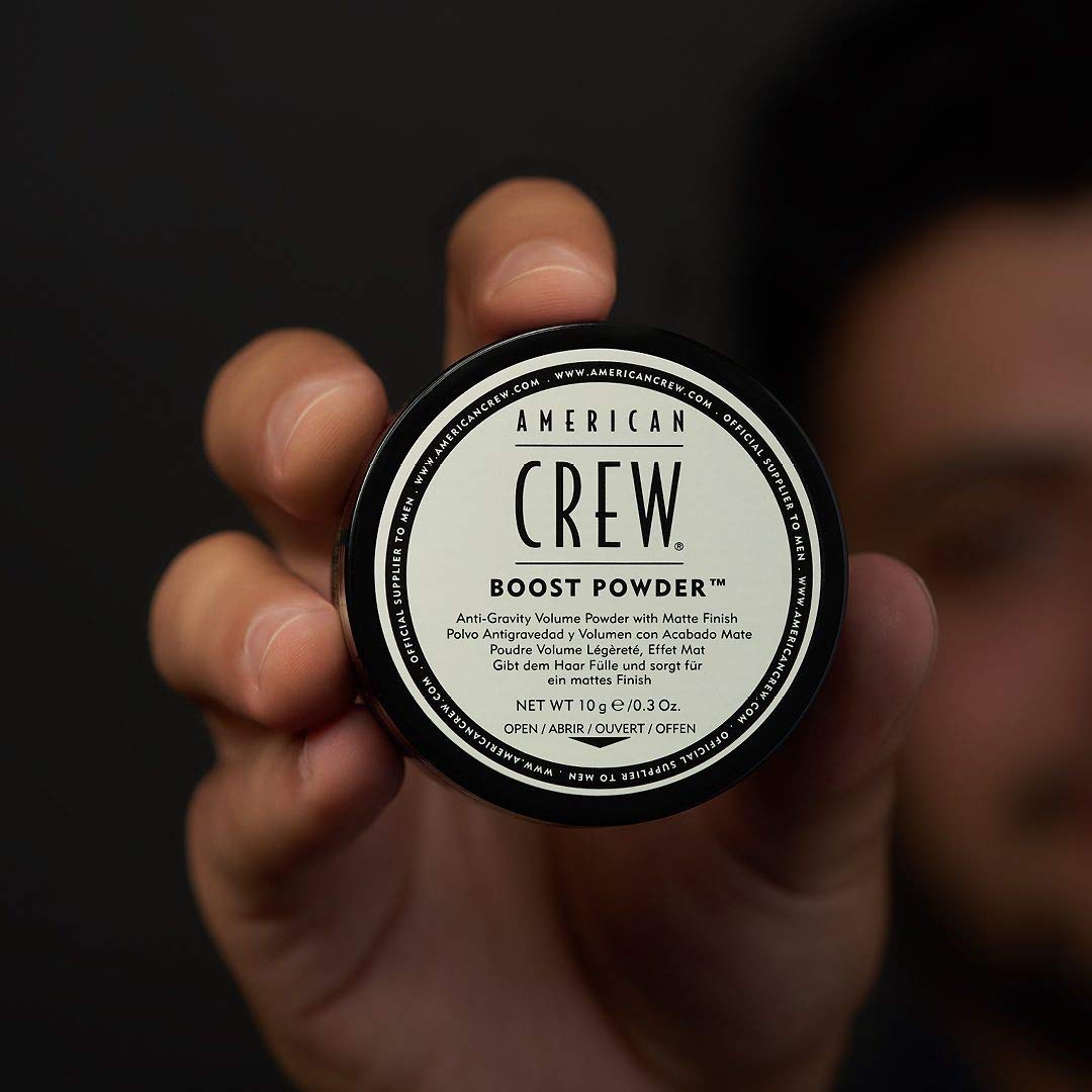 AMERICAN CREW Classic Boost Powder 10g Styling Powder for Men Medium Hold Hair Product Styling Product for Thicker Gripper Hair & Matte Finish