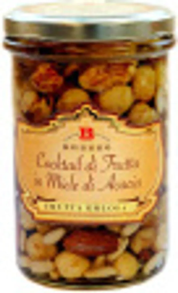 Akazienhonig mit Schalenfrüchten 350 gr Apicoltura Brezzo