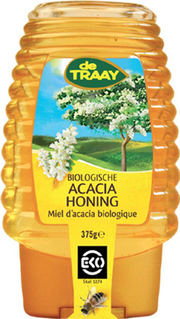 AKAZIENNEKTARHONIG MITSPENDER 375 g - DE TRAAY