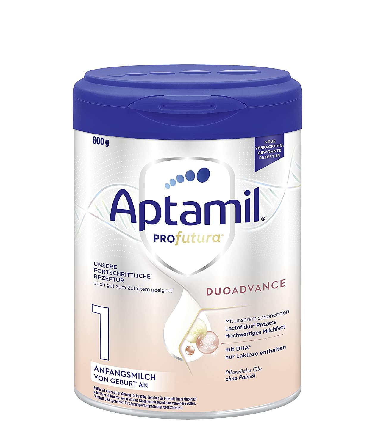 Aptamil Profutura DUOAdvance 1 Anfangsmilch, von Geburt an, 800g