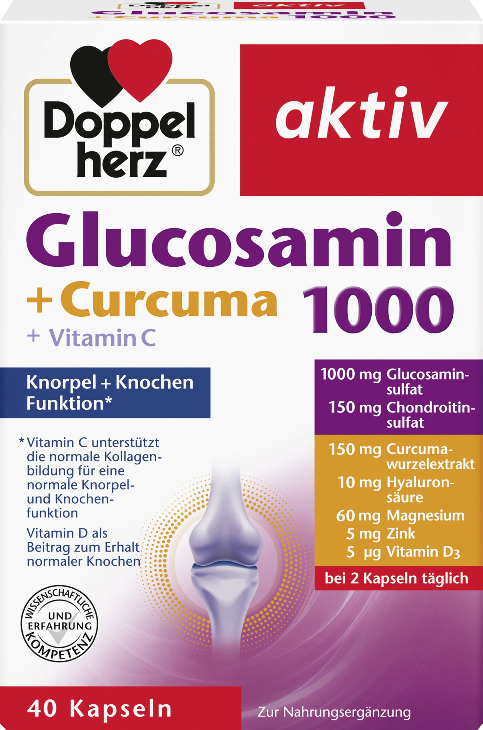 active Glucosamine 1000 + Curcuma capsules