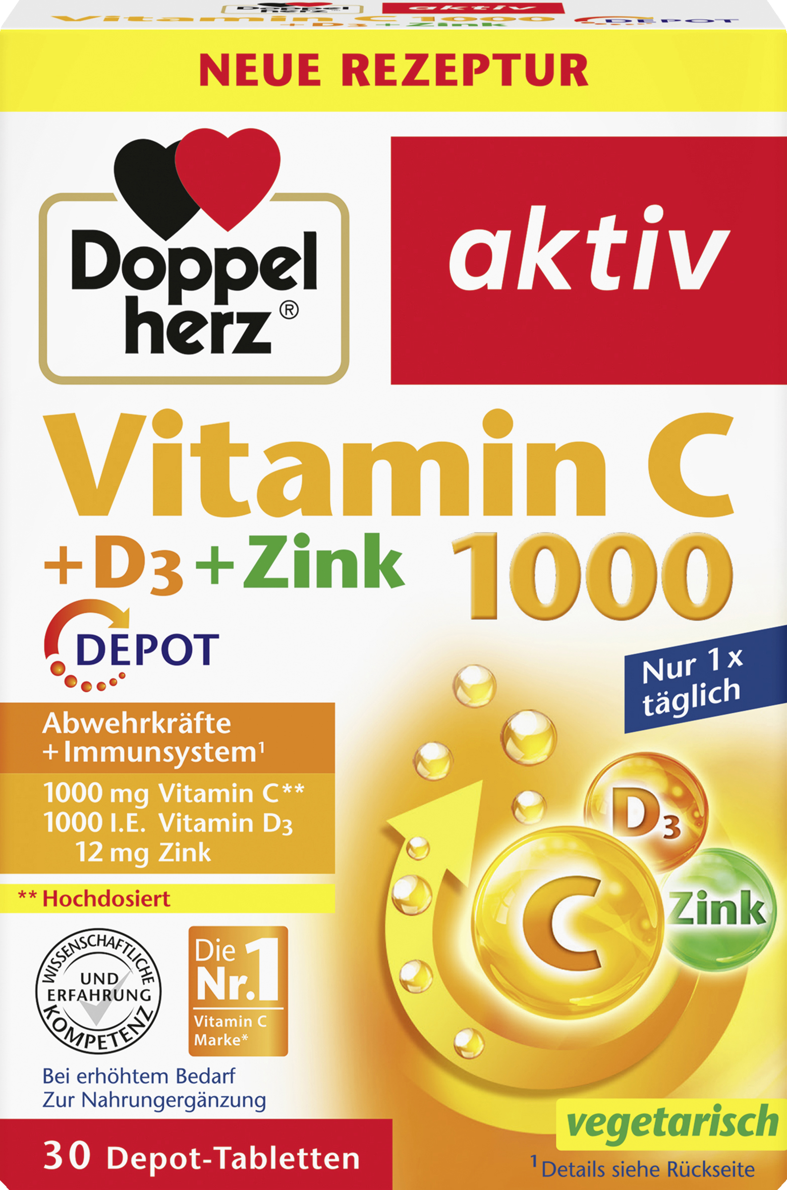 active Vitamin C 1000 + D3 + Zinc