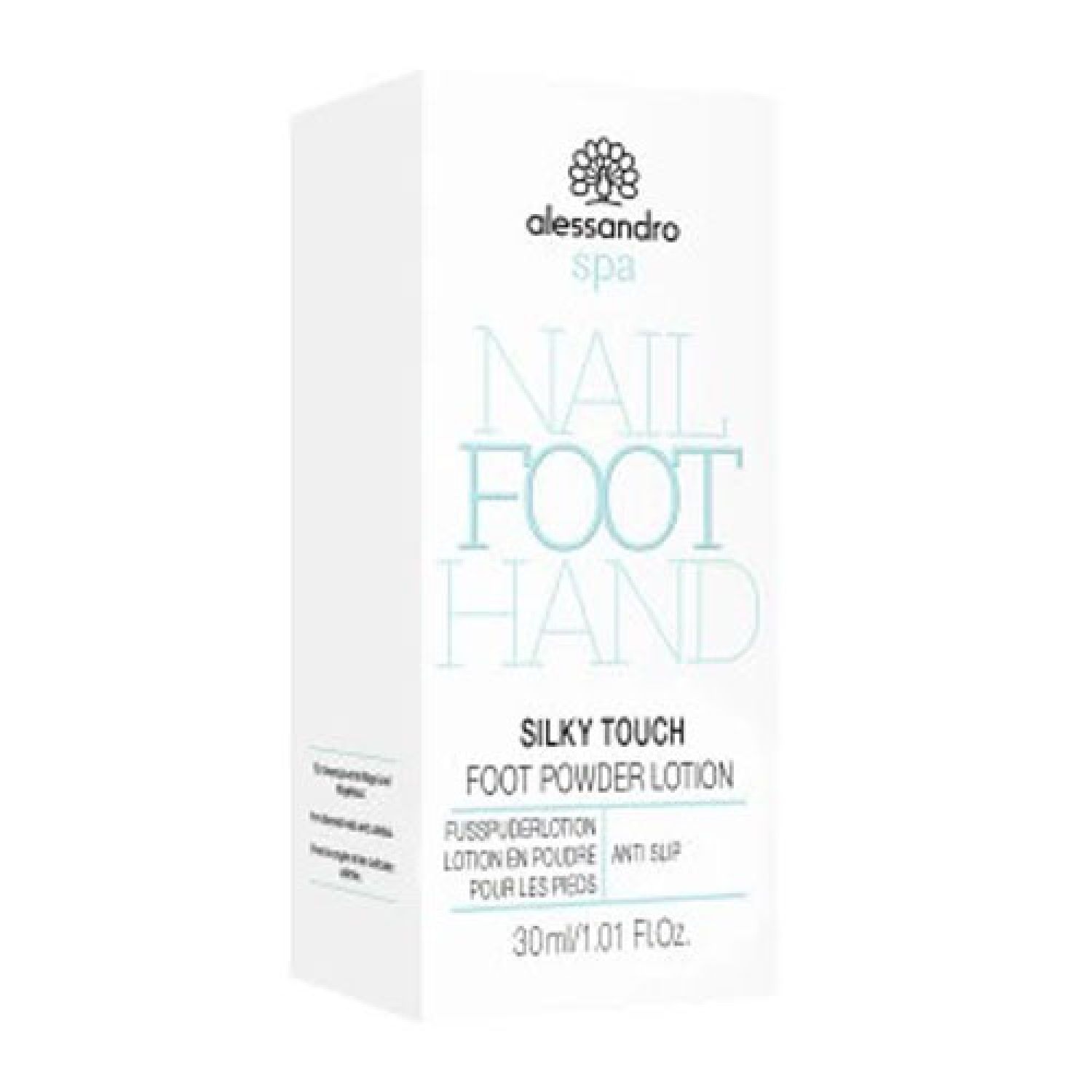 Alessandro International spa FOOT silky touch foot powder lotion