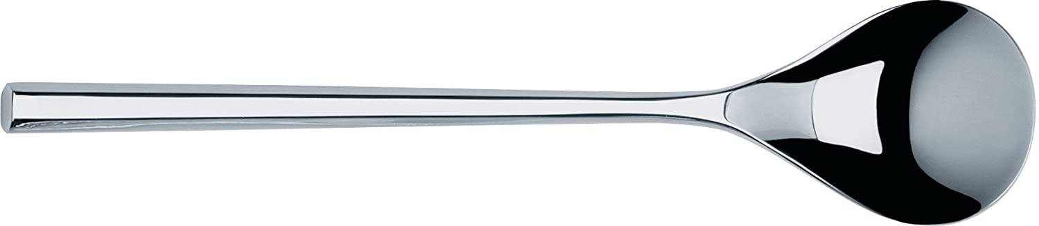 Alessi MU Table Spoon, Stainless Steel, Silver, 20 x 5 x 3.5 cm, 6 Units