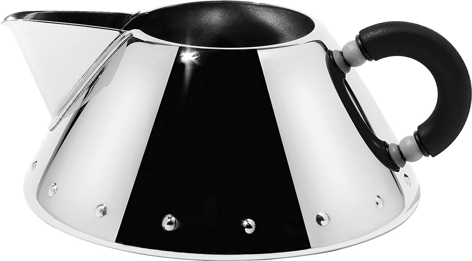 Alessi 9096 B Teapot Stainless Steel with Polyamide Handle Black