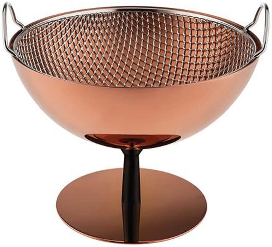 Alessi AC04 Cu – Limited Edition – Fruit Bowl Made of Copper with Stainless Steel Infuser