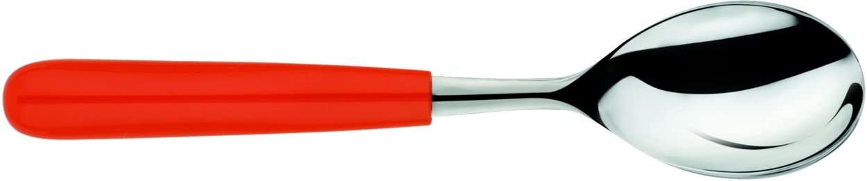 Alessi All-Time Tea Spoon, Red - Set of 6