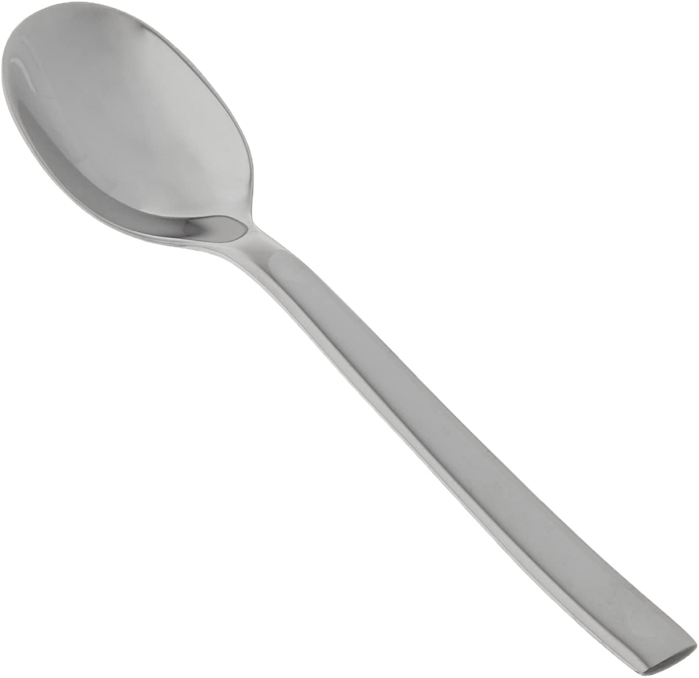 Alessi Coffee Spoons 18/10 Stainless Steel Oval REB09/8, Steel