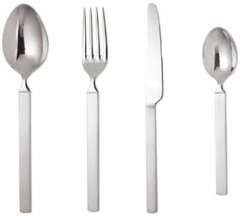 Alessi Cutlery Dry 24-Piece Cutlery Set Shiny Polished