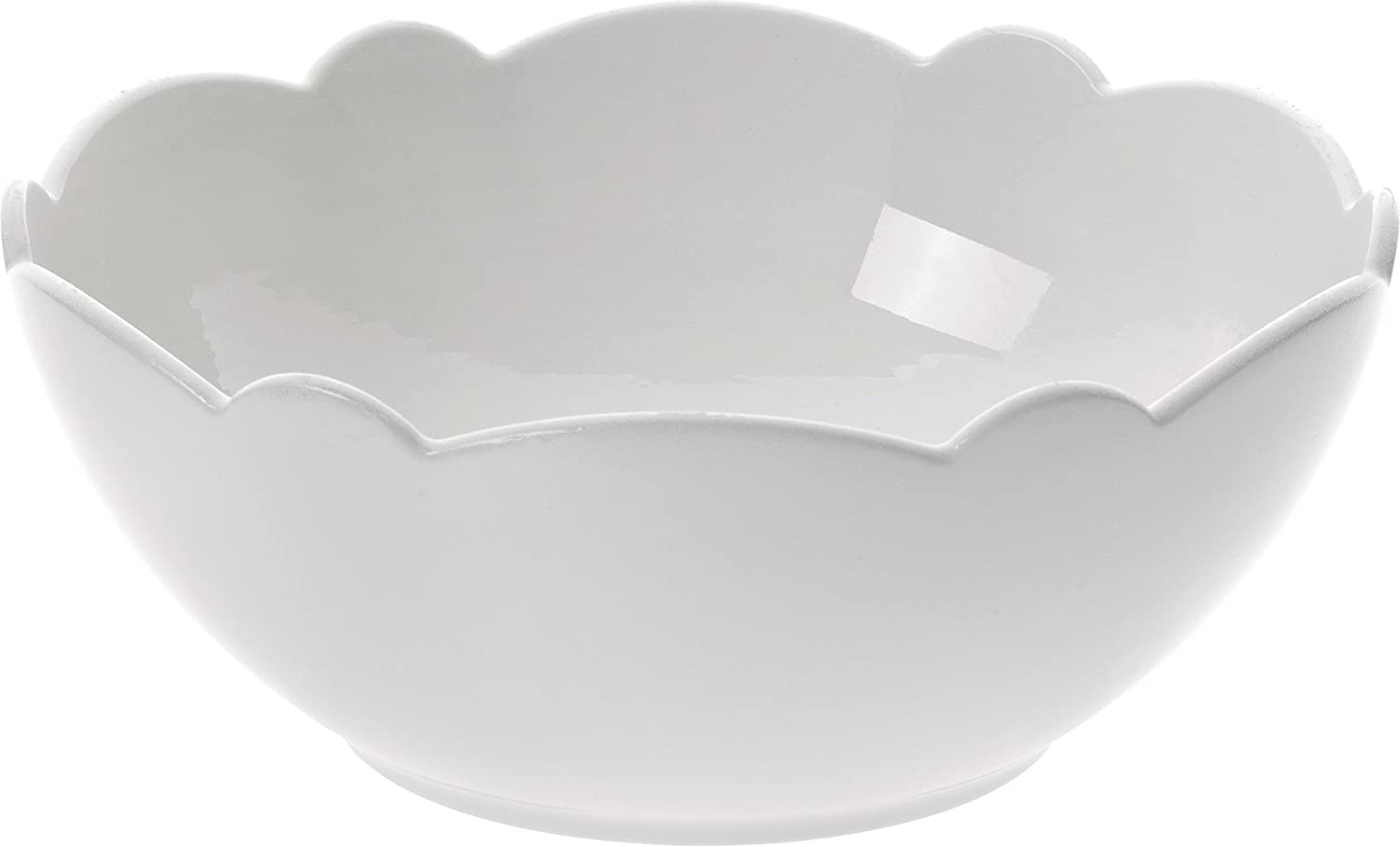 Alessi Dressed Porcelain Bowl with Relief Decoration, White - Set of 4