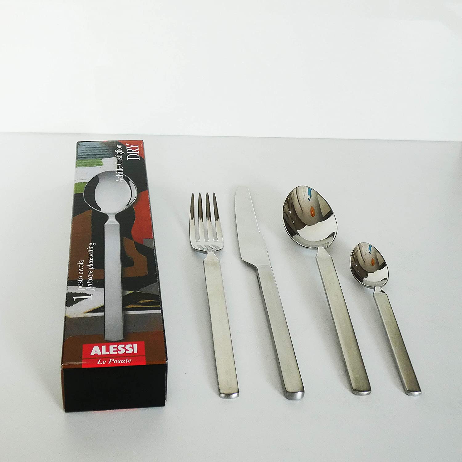 Alessi 4180S4 4-Piece Cutlery Set Stainless Steel