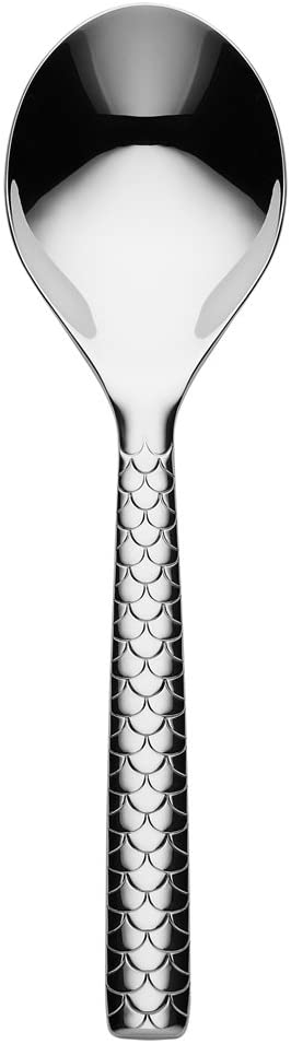 Alessi Fish Serving Spoon Stainless Steel Silver 7.5 x 9.5 x 9.5 cm