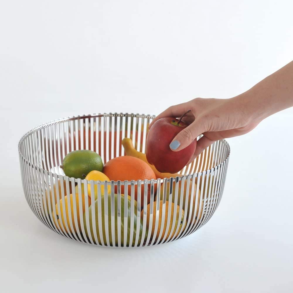 Alessi 24 x 11 cm Stainless Steel Fruit Holder