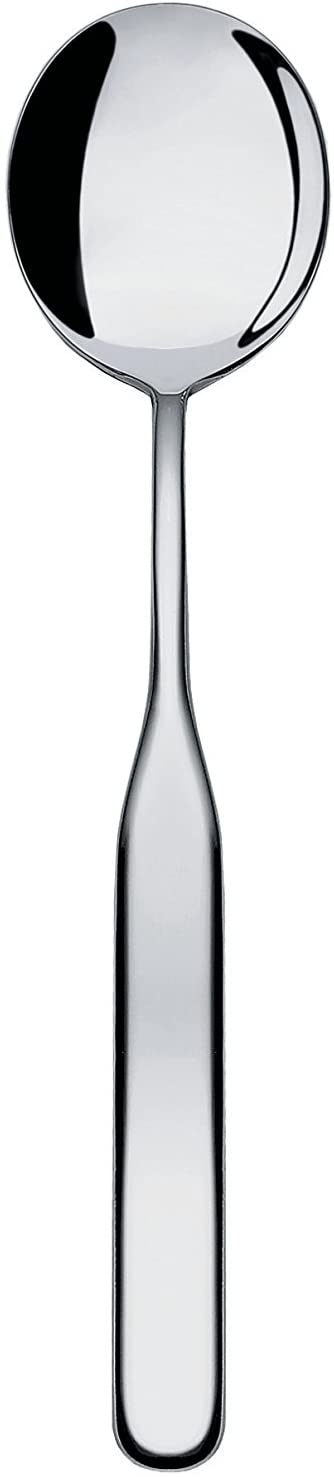 \'Alessi IS02/1 COLLO ALTO, 20.4 x 4 cm x 5 cm 6 Table Spoons 18/10 POLISHED STAINLESS STEEL SILVER