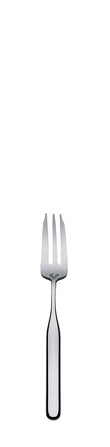 34 x 6 x 5 cm Silver Alessi Kitchen Fork in 18/10 Stainless Steel Mirror Polished 