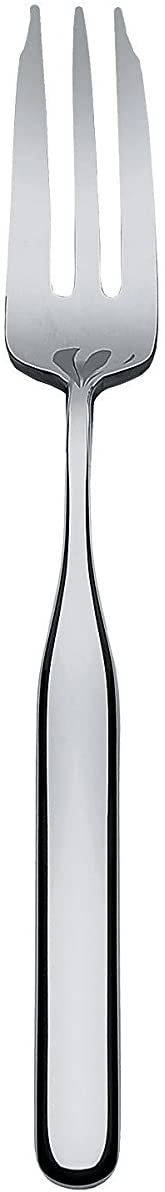 \'Alessi IS02/16 Collo Alto, 6 Cake Forks 18/10 POLISHED STAINLESS STEEL 16 x 2 x 4 cm silver