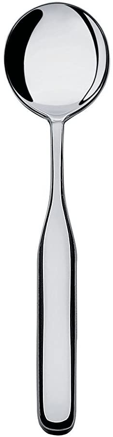 \'Alessi IS02 8 Collo Alto – Coffee Spoons, 18/10 POLISHED STAINLESS STEEL 12.5 x 5 x 5 cm 6 Units Silver