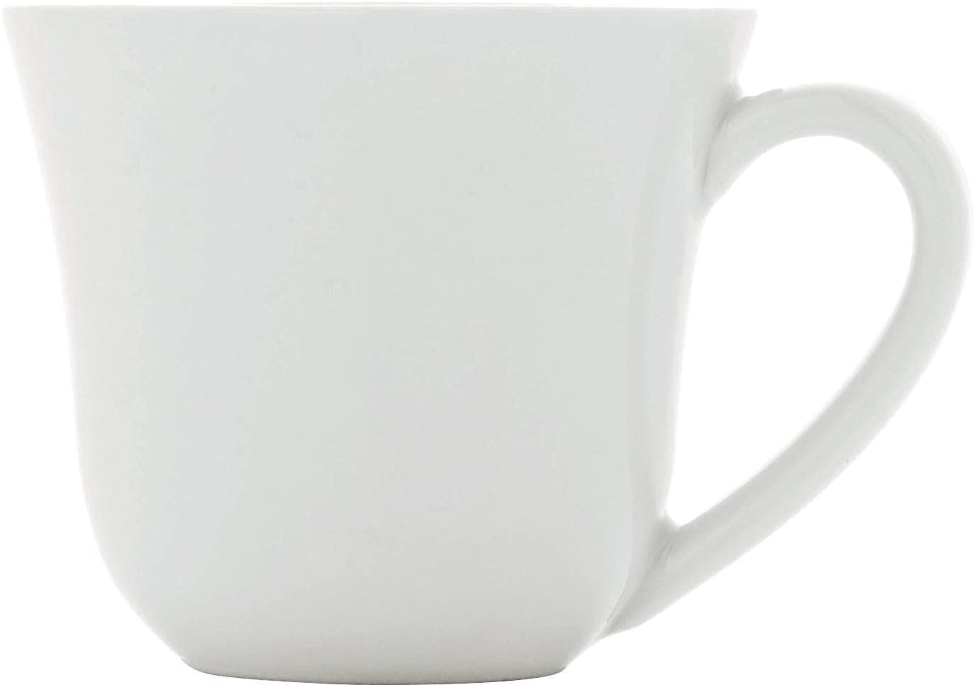 Alessi Ku Coffee Cup 20 cl (Set of 4 White Porcelain Diameter 8.5 cm