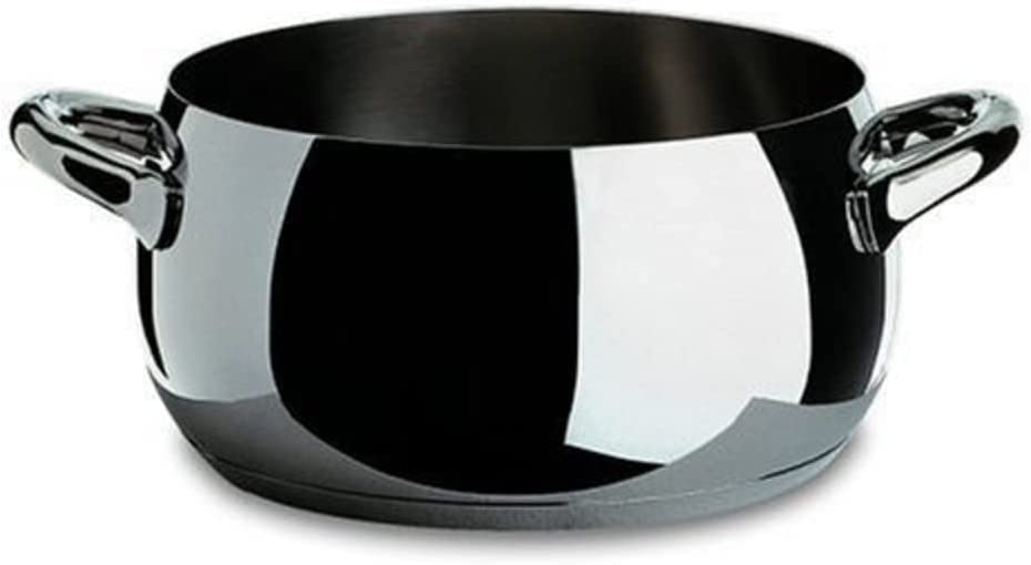 Alessi Mami Casserole, Stainless Steel, 20 cm (SG101/20)