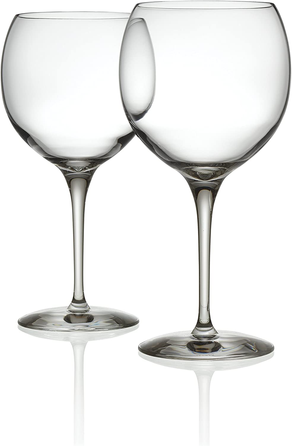 Alessi Mami Xl Red Wine Glass, Set of 2, Transparent