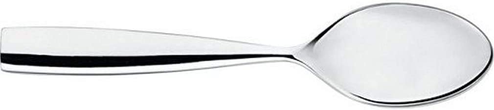 Alessi Dressed Teaspoon, Stainless Steel, Silver, 13 x 3.5 x 2.5 cm, 6 Units